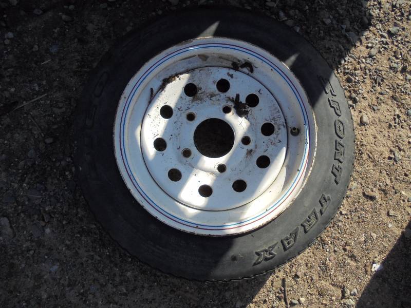 Tire - Trailer Tire on 5 Hole Rim, 4.80-12 Sport Trax