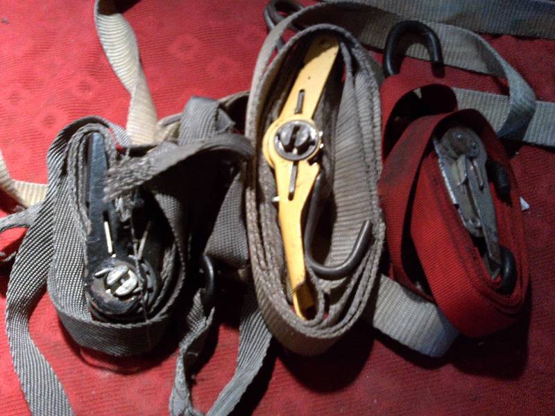 set of 3 tie downs