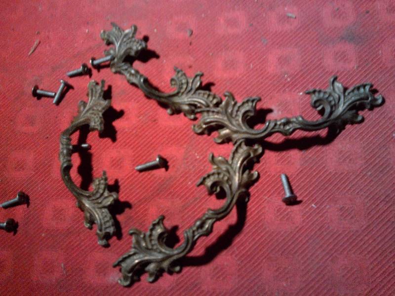 ANTIQUE BRASS HANDLES