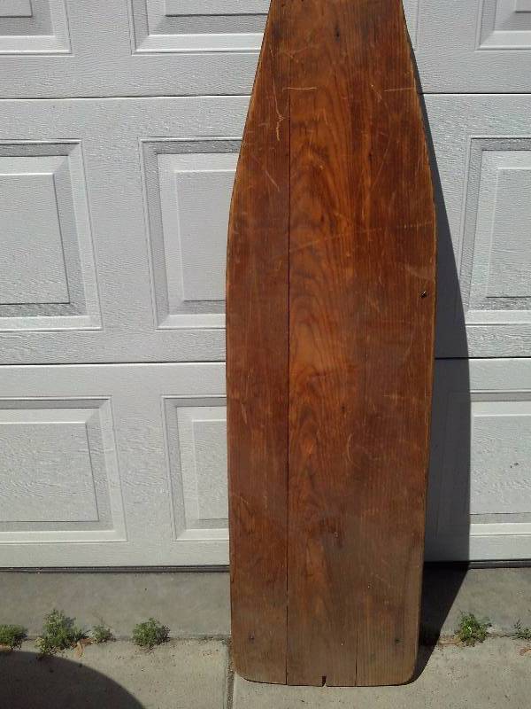 ANTIQUE WOODEN IRONING BOARD