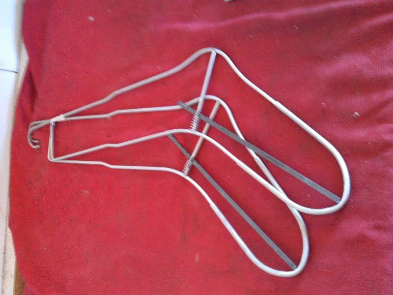 VINTAGE METAL SOCK HANGERS