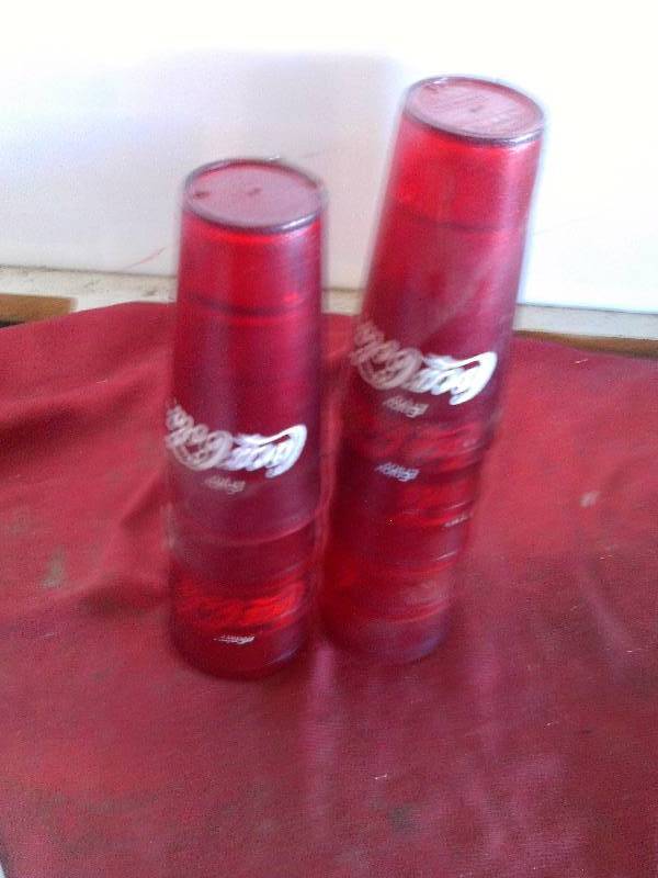 9 COCA COLA GLASSES