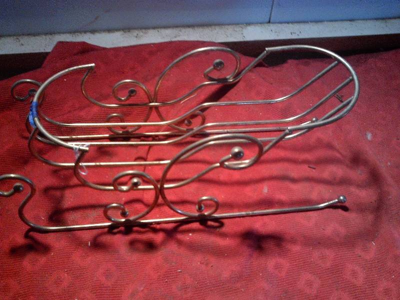 VINTAGE ALL METAL SLIEGH