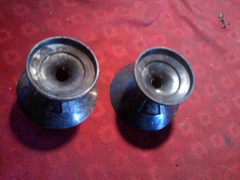 2 ANTIQUE CANDLE HOLDERS