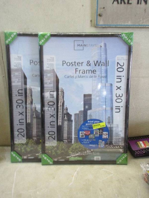 2 Large picture frames