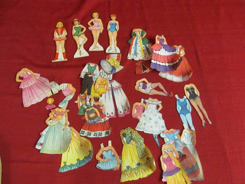 vintage paper dolls