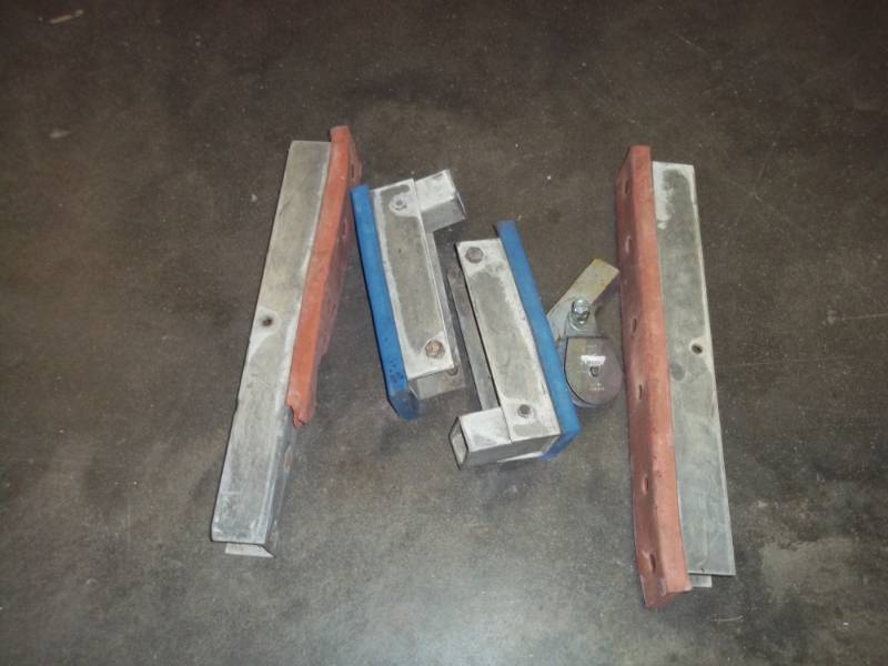 lot 55 image: Boat lift parts, Cradles and pulley