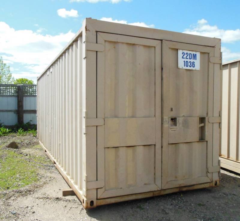 22 DM 1036 - 22 Ft Storage Container   Steel Cargo Box