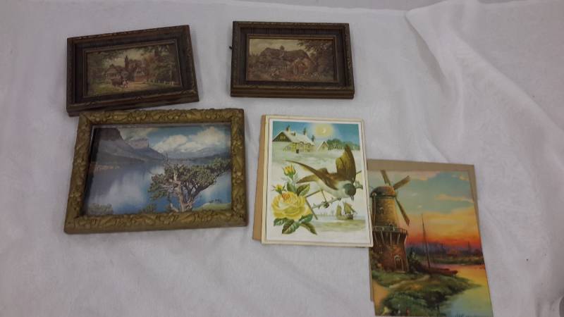 Prints and framed paintings