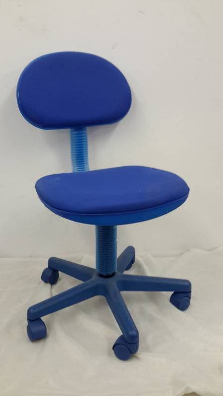 Blue office chair