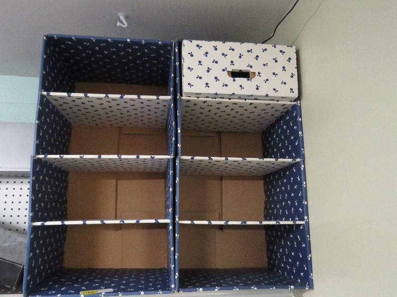 cardboard organizer