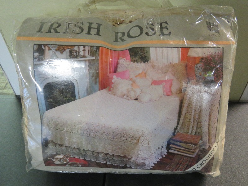 Lace Blanket Cover and Dust Ruffle