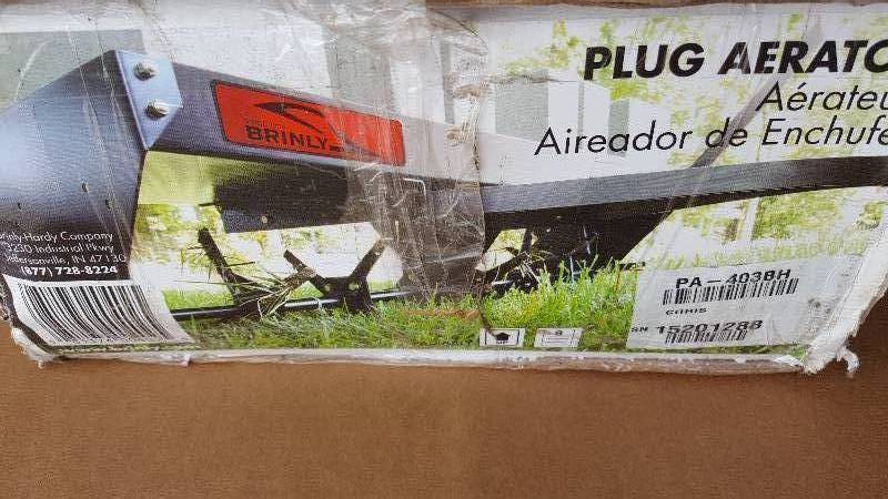 lot 76 image: Brinly Plug Aerator