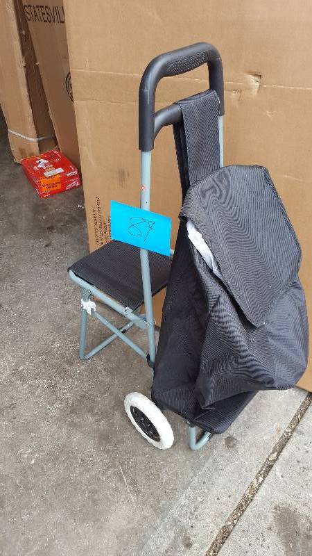 lot 87 image: Foldable portable Chair with Storage Bag New