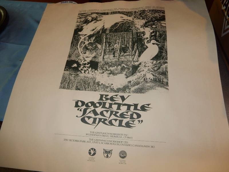Doolittle Circle of Life poster 2 Black and white Prints by Yeillette.
