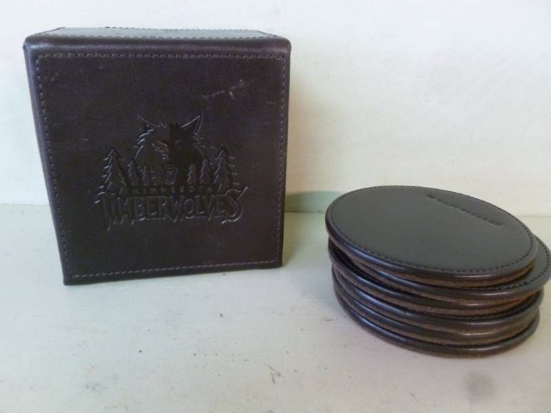 Leather Coaster Set