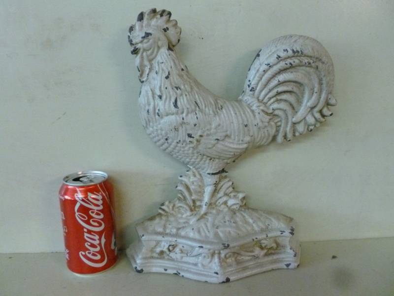 Cast Iron Chicken Doorstop