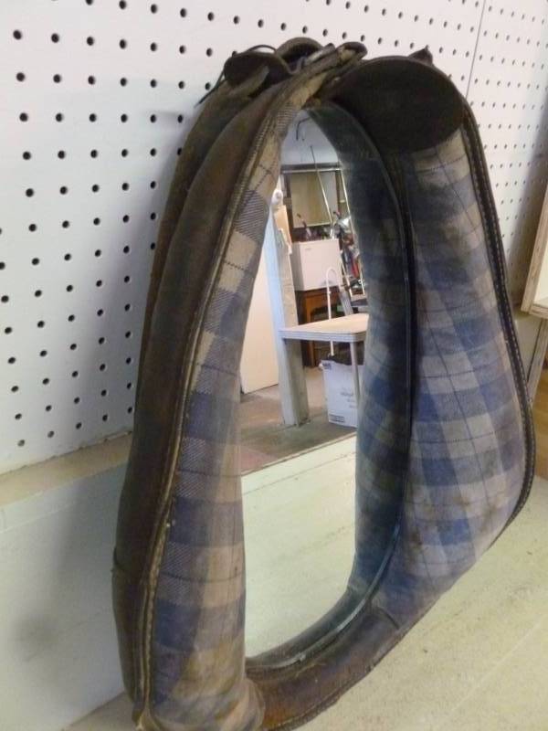 Vintage Horse Collar Mirror