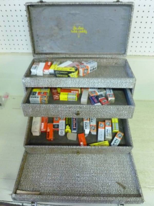Vintage Radio Tube Case