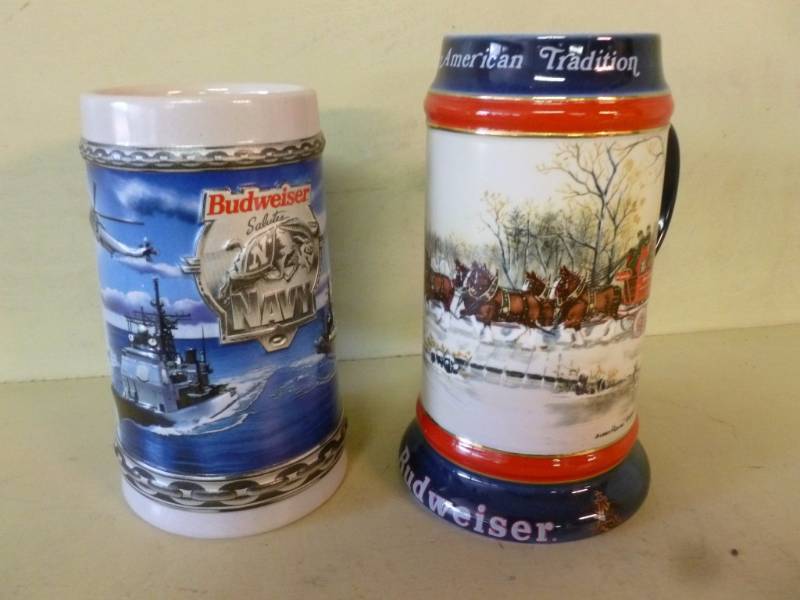 Budweiser Steins