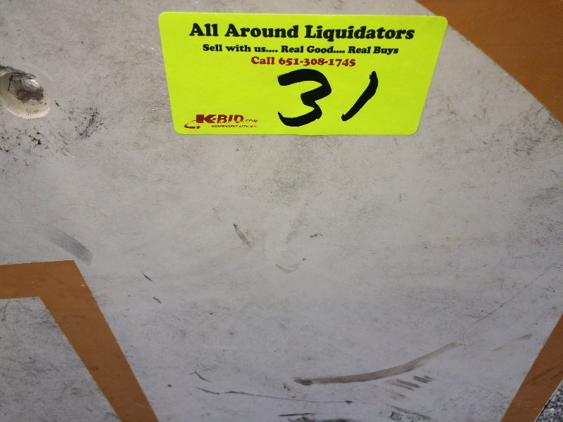 lot 31 image: Basketball hoop and back board - official size