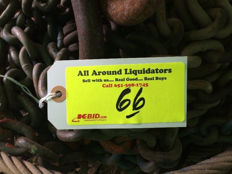 lot 66 image: Assorted chains  tow chains