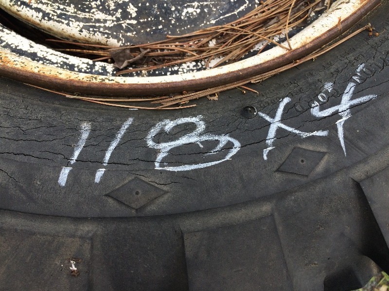 lot 118 image: Goodyear 8 x 15.5 LT Tires & Rims  lot of 4