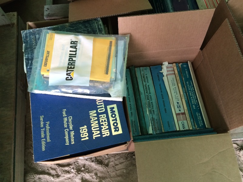 lot 156 image: Assorted Automotive repair manuals - some appear to be vintage - a fantastic money maker