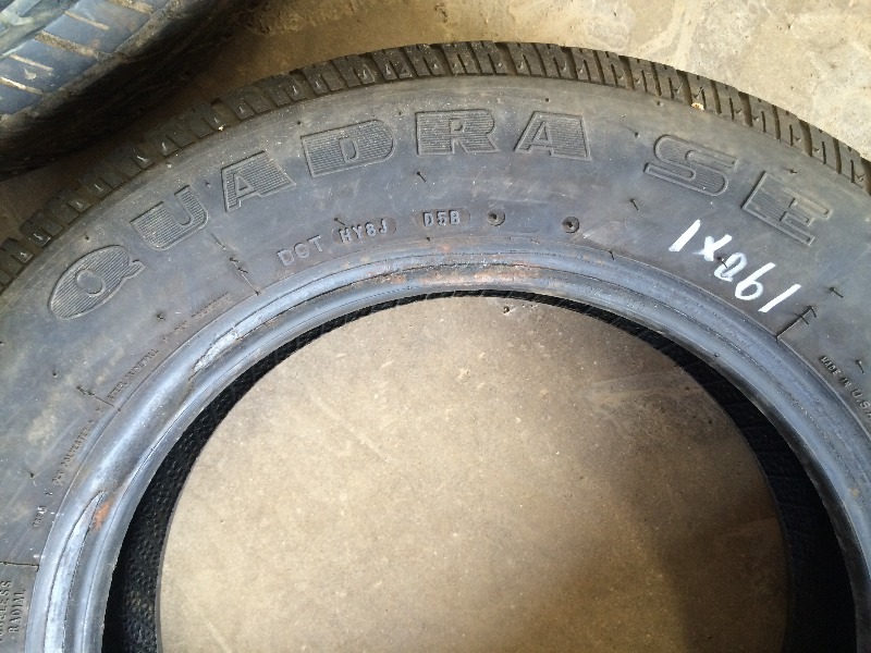 lot 190 image: Quadra SE Tire  P175 65R14 (1)