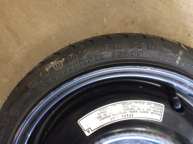 lot 197 image: Honda Spare Tire & rim  T105-70D 14 (1)