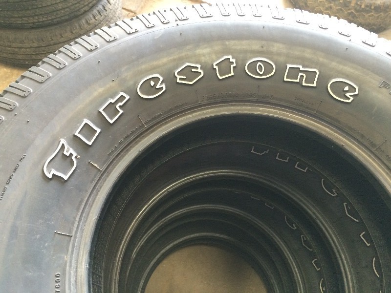 lot 202 image: Firestone P265-75 R16   lot of 4