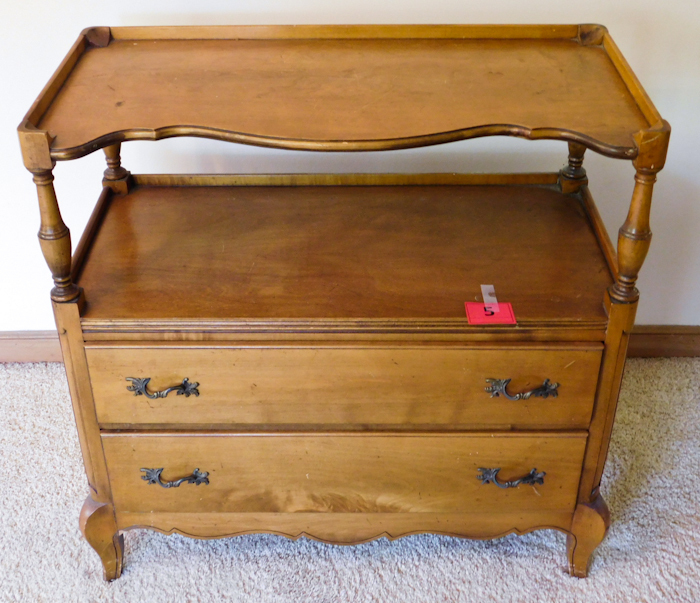 Mid Century Modern Serving Cart