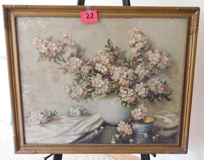 28 x 34 Vintage Framed Print