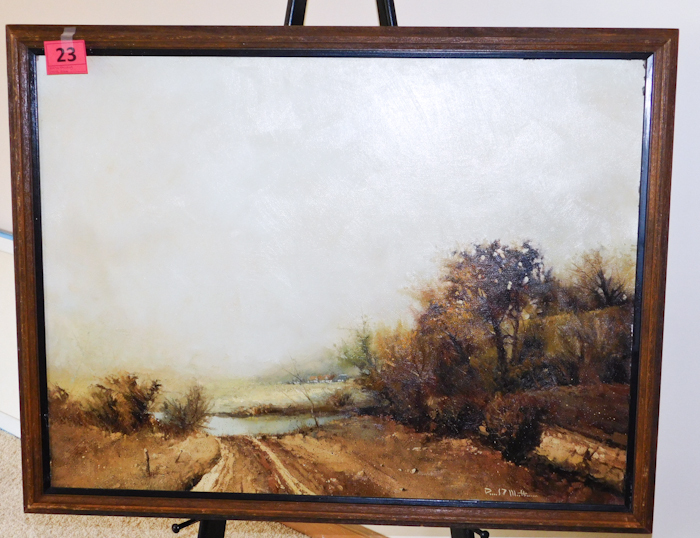 Giclee, An Ink Jet printing process on canvas Framed