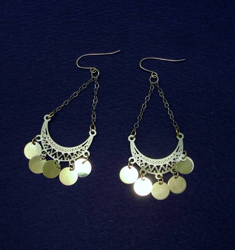 14 Gold Chandelier Earrings