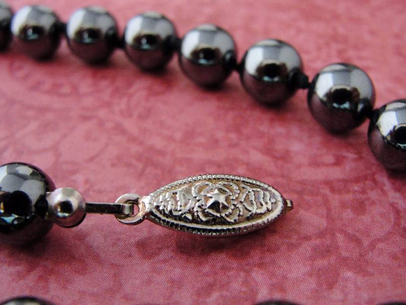 Genuine Hematite Bead Jewelry SET