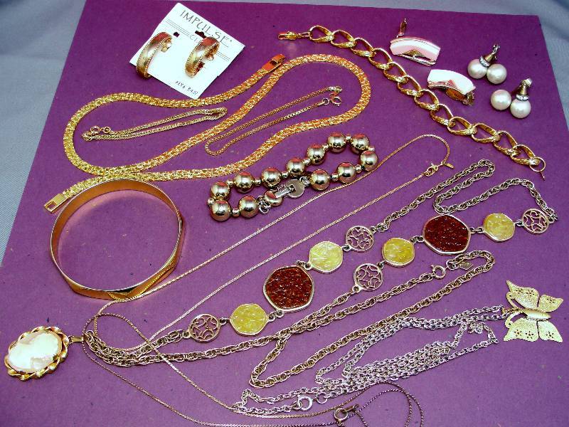 Gold Tone Costume Jewelry
