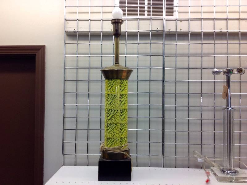 lot 13 image: Decorative lamp