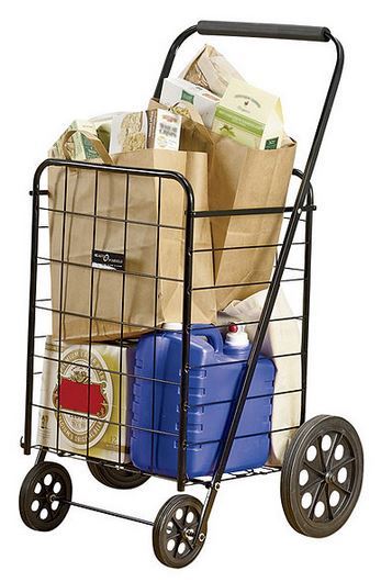lot 152 image: Heavy-Duty LaundryShopping Cart