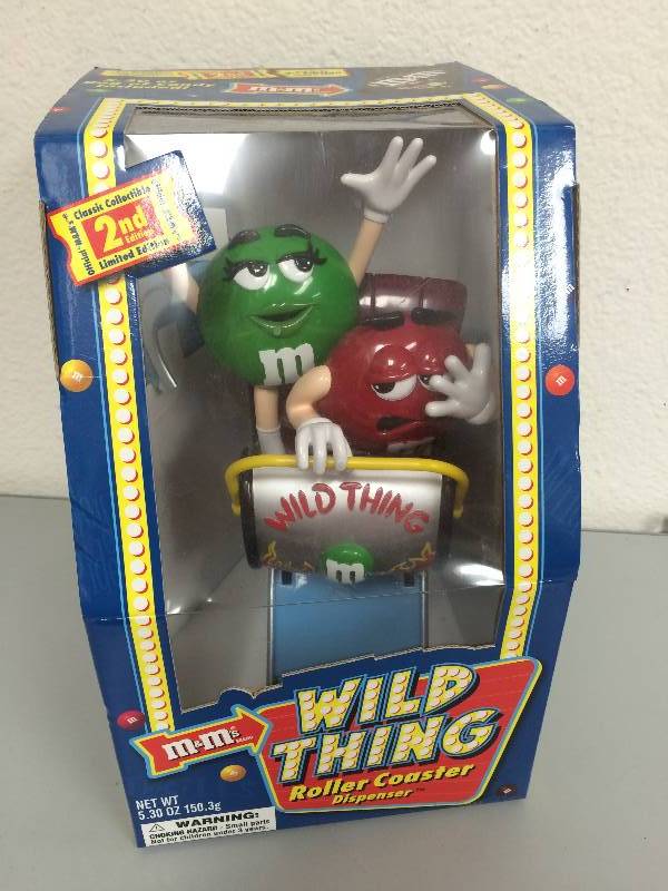 lot 32 image: M&M Wild Thing Roller Coaster Dispenser