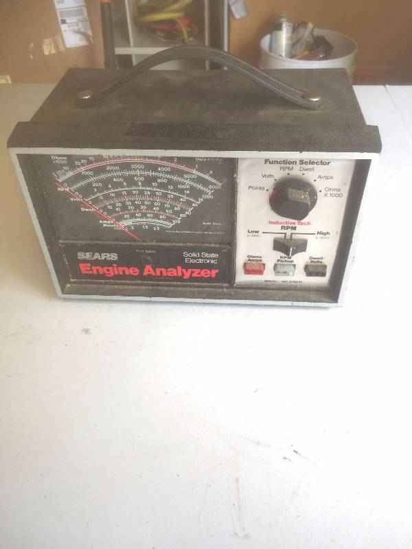 Sears Engine Analyzer