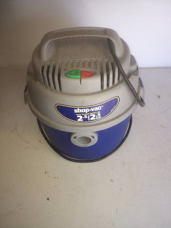2.5 gal 2.5 hp shop vac