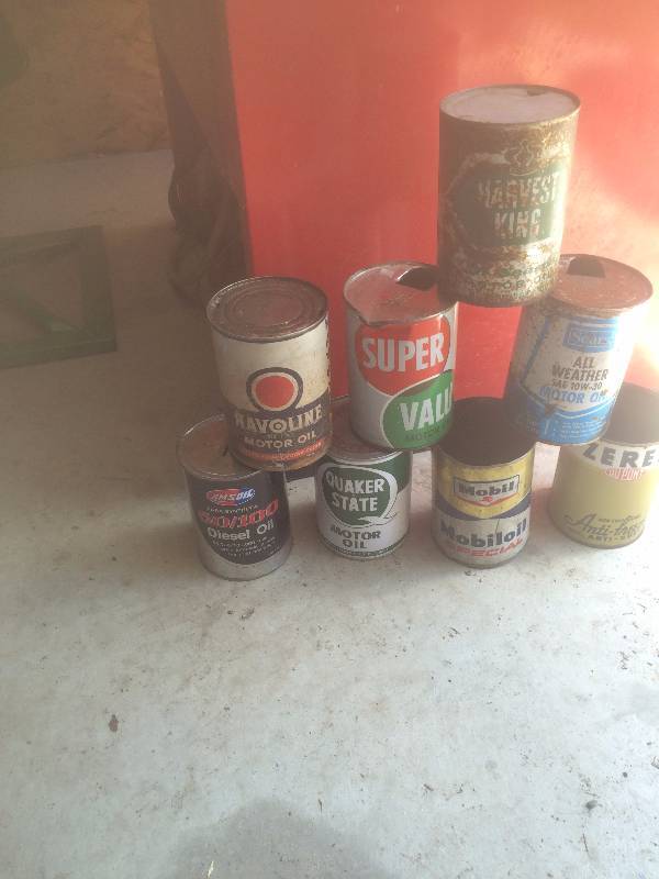 Vintage Oil Cans