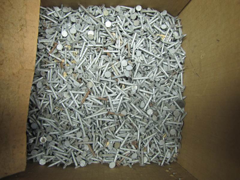 lot 54 image: Lot of Nails  Tool Box