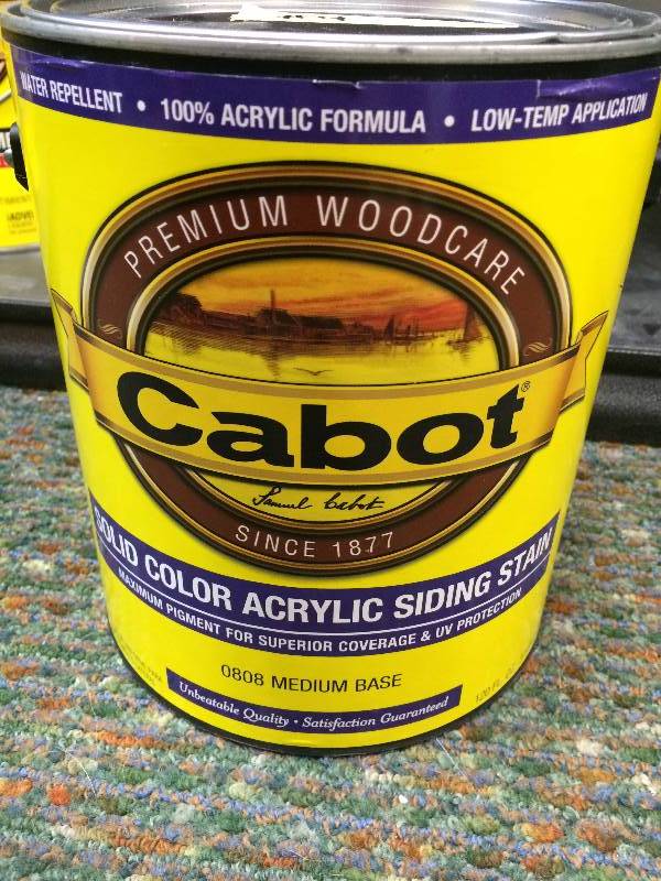 Cabot Siding Stain