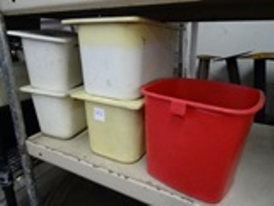 lot 285 image: Plastic Bins
