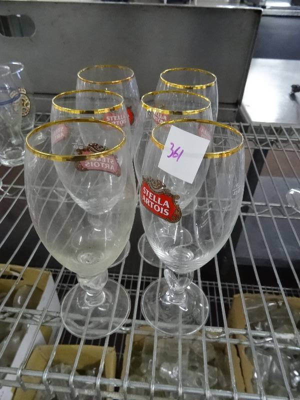 lot 361 image: Beer Glasses