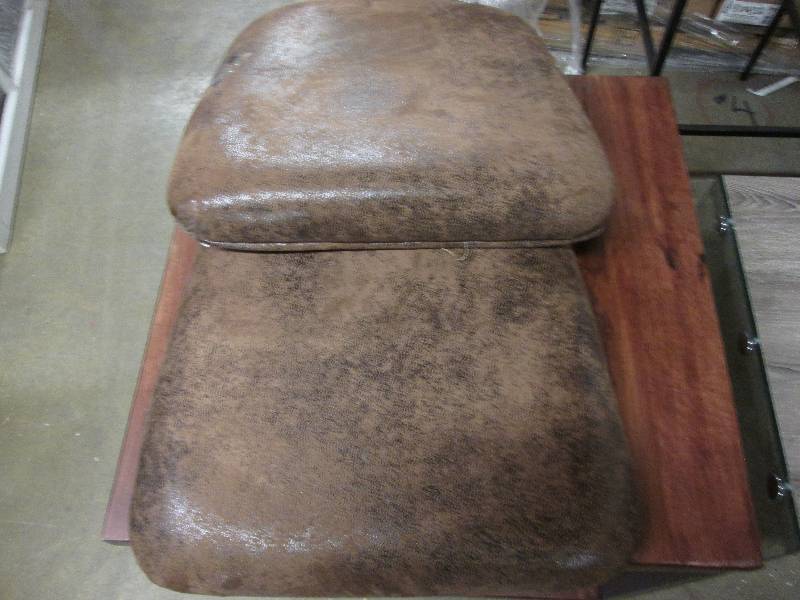 lot 14 image: Acme Tavio Bronze Fabric Seat cushi...