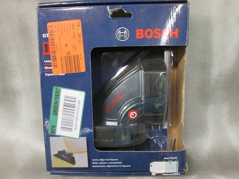 lot 59 image: Bosch Tile Laser Square Laser Level...