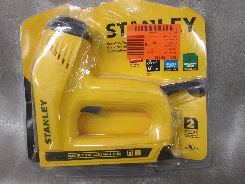 lot 63 image: Stanley 2-in-1 Electric Stapler and...